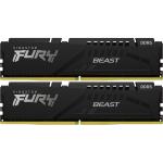 Kingston FURY Beast 32GB (2x 16GB) 6000MT/s DDR5 CL30 - Desktop Ram Kit - Black - AMD EXPO and INTEL XMP