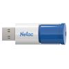 Netac U182 USB Flash Drive - 32GB - Blue / White USB 3.0 - Retractable