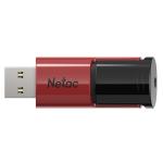 Netac U182 USB Flash Drive - 32GB - Red / Black USB 3.0 - Retractable
