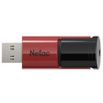 Netac U182 USB Flash Drive - 64GB - Red / Black USB 3.0 - Retractable