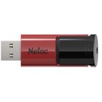 Netac U182 USB Flash Drive - 128GB - Red / Black USB 3.0 - Retractable