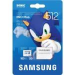 Samsung Sonic Edition Pro PLUS 512GB microSDXC Memory Card - Read up to 180MB/s - Write up to 130MB/s