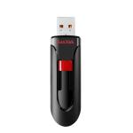 SanDisk Cruzer Glide USB Flash Drive - 128GB - Black USB 2.0 - Retractable USB Connector