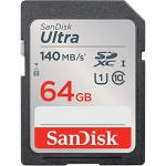 SanDisk Ultra Series SDXC Memory Card - 64GB UHS-1 - Class 10 - Up to 140MB/s