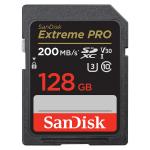 SanDisk Extreme Pro SDXC Memory Card - 128GB UHS-I - U3 - V30 - Read up to 200MB/s - Write up to 90MB/s - Ultra High Speed SD Card