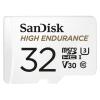 SanDisk High Endurance microSDHC Memory Card - 32GB UHS-I - Class 10 - U3 - V30 - Read up to 100MB/s - Write up to 40MB/s - High Endurance Lets your Record & Re-Record