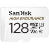 SanDisk High Endurance microSDXC Memory Card - 128GB UHS-I - Class 10 - U3 - V30 - Read up to 100MB/s - Write up to 40MB/s - High Endurance Lets your Record & Re-Record - Perfect for your Dash Cam or Home Monitoring System
