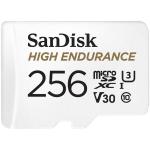 SanDisk High Endurance microSDXC Memory Card - 256GB UHS-I - Class 10 - U3 - V30 - Read up to 100MB/s - Write up to 40MB/s - High Endurance Lets your Record & Re-Record - Perfect for your Dash Cam or Home Monitoring System