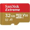 SanDisk Extreme 32GB microSDHC Memory Card Class 10 - U3 - V30 - A1 - Read up to 100MB/s - Write up to 60MB/s - Perfect for 4G Smartphones / Tablets / Cameras SanDisk Extreme 32GB microSDHC Memory Card Class 10 - U3 - V30 - A1 - Read up to 100MB/s - Write up to 60MB/s - Perfect for 4G Smartphones / Tablets / Cameras