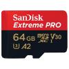SanDisk Mobile Extreme Pro microSDXC Memory Card - 64GB UHS-3 - Class 10 - Read up to 200MB/s - Write up to 90MB/s - Get Faster App Performance - Great for Capturing 4K UHD Videos - Ideal for Action Cameras / Drones / Smartphones