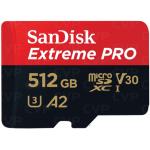 SanDisk Extreme Pro microSDXC - 512GB UHS-1 - Class 10 - Read up to 200MB/S - Write up to 140MB/s - Get Faster App Performance