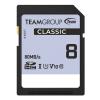 Team Classic 8GB SDHC Card UHS-I, V10, Read up to 80MB/s
