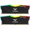 Team T-FORCE DELTA RGB 32GB DDR4 Desktop RAM Kit - Black 2x16GB 3200MHz CL16