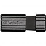 Verbatim Pinstripe USB Flash Drive - 128GB - Black