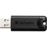 Verbatim 49320 256GB PSTRIPE USB 3.2 FLASH DRIVE BLACK