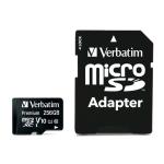 Verbatim 44087 MICRO SDXC 256GB W/ ADAPTOR