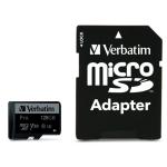 Verbatim 47044 PROMICROSDXC 128GB W/ADAPTOR