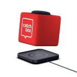 Catchbox Plus Wireless Microphone System with Dante - 2-Channel Hub - 1x Catchbox Cube - Custom Catchbox Colour