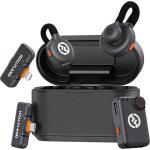 Hollyland LARK M2S Ultimate Combo (Space Gray, with Camera RX + USB-C RX + Lightning RX) Wireless Microphone
