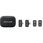 Hollyland LARK A1 Combo (Space Gray, with USB-C RX + Lightning RX + Charging Case)