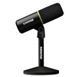 Shure MV6 Gaming Microphone, Dynamic USB-C Mic for laptops and computers for Video Games & Streaming - Desktop Stand, Background Noise Cancellation, Tap-to-Mute & 3.5mm Output for Real-Time Headphone Monitoring