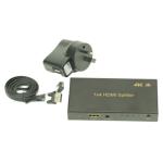 AVS AHDSP4 Ultra Slim 1x4 HDMI Splitter with 4Kx2K & EDID Management