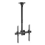 Brateck PLB-CE944-02S  32" -55"   Telescopic full- motion ceiling mount. Max load:50Kgs.VESAsupportup to 400x400. Profile: 560-910mm. Tilt & swivel. Hidden cable management Colour: Slate black.
