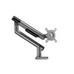 Brateck LDT49-C012-SG 17"-32" Premium Slim Aluminium Spring-Assisted DeskMountMonitorArm.QuickRelease Detachable VESA Plate, Built-in Spring Tension, 180 Rotation Stop, Built-in Cable Management, Grey