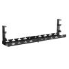 Brateck CC11-10-2 Extendable Clamp-On Under Desk Cable Management Tray - Matte Black Clamp Mounting - OpenArchitecture - Extendable - Multiple Cable Slots - Easy Assembly - Weight Cap 5Kgs