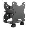 Brateck CPB-1 Multifunctional Thin Client Holder. Perfect for Intel NUC the Mac Mini & Most Small CPUs. Depth Range 17-70mm, VESA Compatible, Weight Capacity 5Kgs. Matte Black Colour.