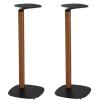 Brateck BS-62-02 Premium Universal Floor Standing Speaker Stands - Sold as a Pair Weighted Base for Stability - 781mm High - 200 x 200mm Platform - Foam Pads to Stop Scratching - Weight Capacity up to 10kgs