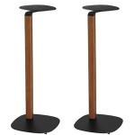 Brateck BS-62-02 Premium Universal Floor Standing Speaker Stands - Sold as a Pair Weighted Base for Stability - 781mm High - 200 x 200mm Platform - Foam Pads to Stop Scratching - Weight Capacity up to 10kgs
