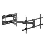 Brateck LPA49-483XLD 43 -80  Extra Long Arm Full Motion Wall Mount Bracket, Max Arm Extension - 1015mm, VESA Support up to: 600x400, Weight Cap, 50Kgs, Black Colour