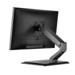 Brateck LDT35-T01 17" -32" Single Screen Articulating Monitor Stand. Free-Tilting Design Rotary Base 360 Rotary VESA Plate. VESA 75x75, 100x100, Max Load 10kgs Built-in Cable Management