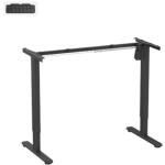Brateck S11-22RE-B  Eco Eronomic Office Electric Sit-Stand Desk with Single Motor - Desktop Included, Width 1200x600mm, Height Range 730-1210mm, Weight Cap 40Kgs, 3 memory Settings Collision Sensor, Black