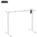 Brateck S11-22RE-W  Eco Eronomic Office Electric Sit-Stand Desk with Single Motor - Desktop Included, Width 1200x600mm, Height Range 730-1210mm, Weight Cap 40Kgs, 3 memory Settings Collision Sensor, White