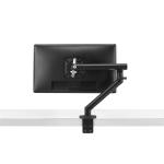 Colebrook Bosson Saunders Flo Dynamic Single Monitor Arm, - Black - Tilt +40/-40 degrees - Swivel 180/360 degrees - VESA 75 & 100mm - Max Load 3-9kg - Height Adjustable 341-458mm