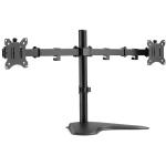 Digitus Dual Monitor Stand 15-32" - 2x 8 kg (max.) - Black