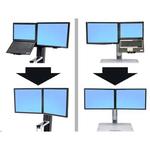 ERGOTRON 97-616 WorkFit S/C Dual conv Kit frm LCD/Laptop
