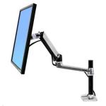 Ergotron 45-295-026 LX Desk Mount LCD Arm Tall Pole Durable polished aluminum construction