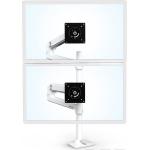 Ergotron 45-549-026 LX Dual Stacking Arm Tall Pole Black