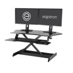 Ergotron Workfit 33-468-921 Corner Standing Desk Converter - Black