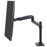 Ergotron 45-537-224 LX Desk Mount LCD Monitor Arm Tall Pole Matte Black