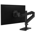 Ergotron 45-695-292 LX Pro Desk Monitor Arm, Tall Pole - Black - Height Adjustable - 1 DisplaySupported - 86.4 cm (34") Screen Support - 9.98 kg Load Capacity - 100 x 100, 75 x 75 - VESA Mount Compatible
