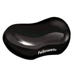 Fellowes 9112301 Ergonomics Gel Crystals Flex Wrist Rest - Black Mousepad Wrist Support