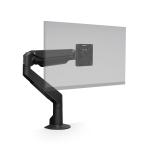 HAT Collective E2 Single Monitor Arm With Top Down Clamp - Black Supports a Single Monitor from 1-9Kg for Flat monitors and up to 7.2Kg for curved monitors
