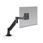 HAT Collective 7000 Single HD Monitor Arm With Top Down Clamp - Black Supports Monitors 6-12.7kg