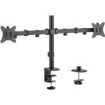 KONIC 17"-32" Eco Dual Monitor Stand - Steel Articulating Arm - Weight Capacity 2-9kg - VESA 100x100 75x75