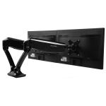 Loctek Pro Mount, 17"-30" Dual Gas Spring Monitor Stand - VESA 75 & 100mm - Max Load 5KG Per Arm - 5 Years Warranty