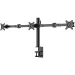 Loctek Eco Mount, 10"-27" Triple Monitor Ergonomic Swivel Arm - VESA 75 & 100mm - Max Load 10KG - 5 Years Warranty